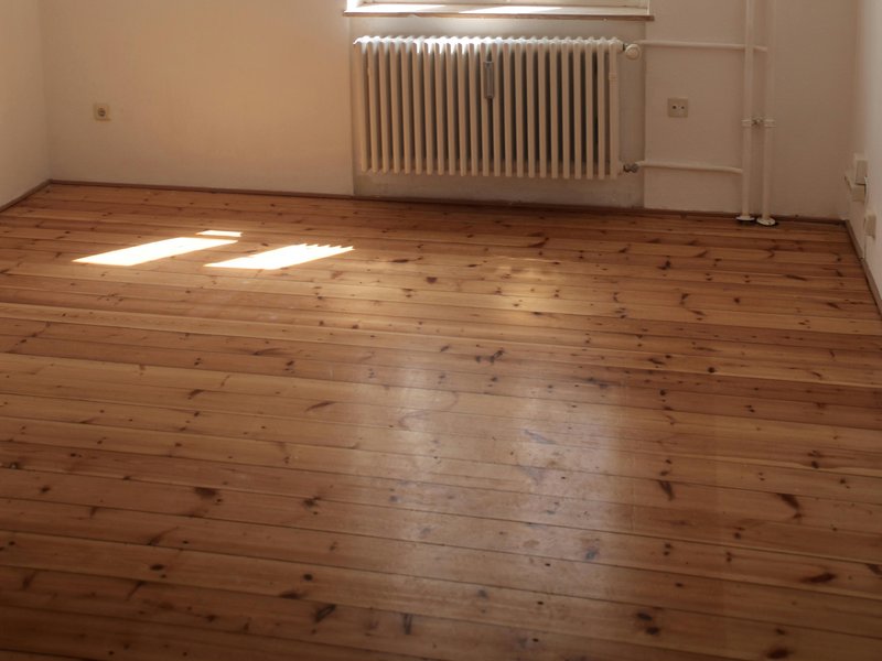 Philadelphia Modern Flooring technician performing dustless hardwood floor sanding.